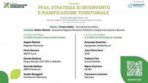 Convegno - pfas, strategia d'intervento e pianificazione territoriale